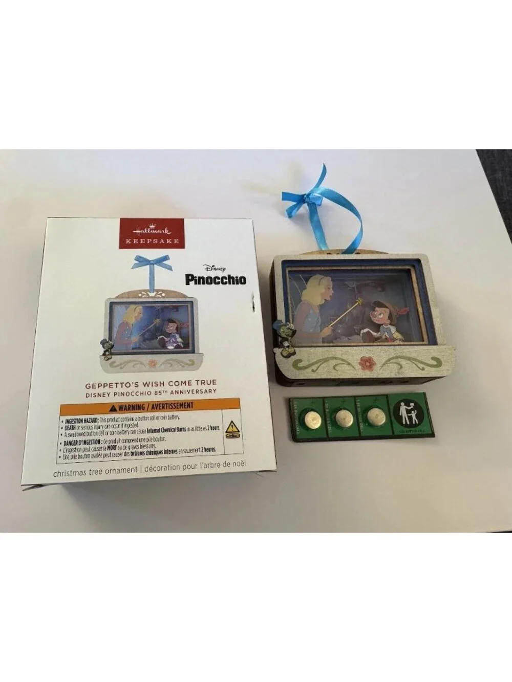 Hallmark Keepsake 2025 Geppetto's Wish Come True Disney Pinocchio Ornament BV5